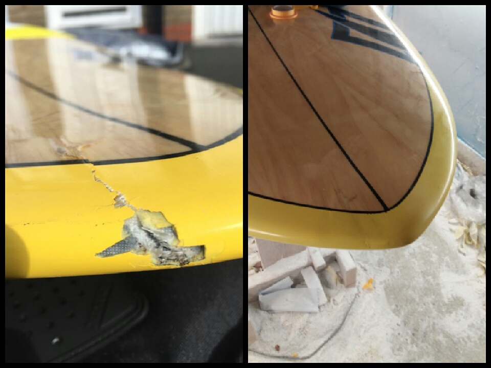 Stand Up Paddle Surfboard Repair
