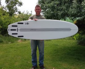 Custom Surf Punk Shortboard