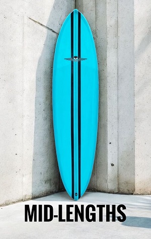 Mid Length Surfboards